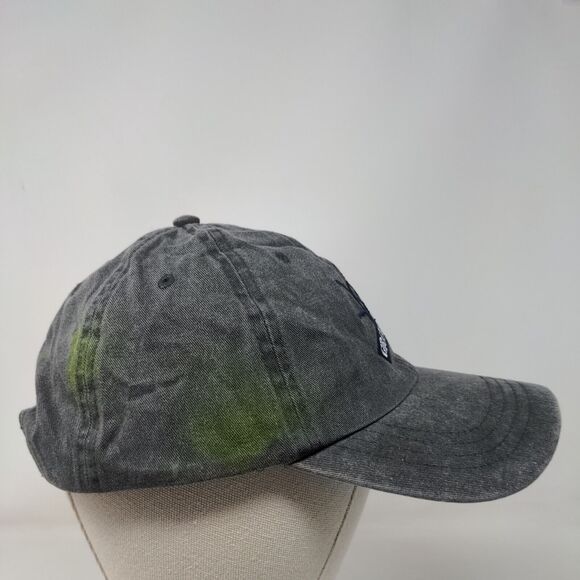 Grand Turk Strapback Hat Gray One Size Adjustable Embroidered Caribbean Side - Picture 4 of 8